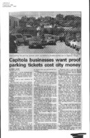 Capitola businesses want proof parking tickets cost city money