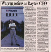 Warren retires as Raytek CEO — Calisphere