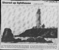 Shored up lighthouse