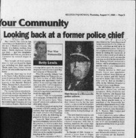 Looking back at a former police chief