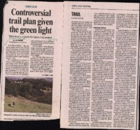 Controversial trail plan given the green light