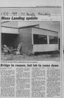 Moss Landing update-Bridge to reopen, but lab to come down