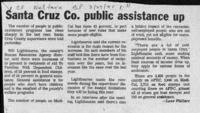 Santa Cruz Co. public assistance up