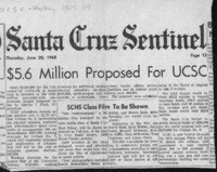 $5.6 Million Proposed for UCSC