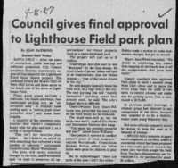 Council Gives Final Approval to Lighthouse Field Park Plan