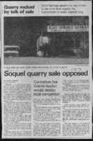 Soquel quarry sale opposed