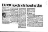 LAFCO rejects city housing plan