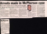 Arrests made in McPherson case