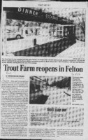 Trout Farm reopens in Felton