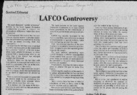 LAFCO Controversy