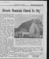 Historic mountain church to 'dig