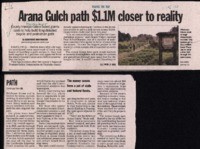 Arana Gulch path $1.1M closer to reality