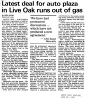 Latest deal for auto plaza in Live Oak runs out of gas