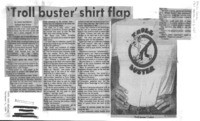 Troll buster' shirt flap