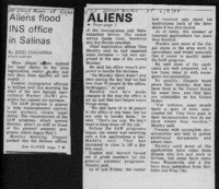 Aliens flood INS office in Salinas