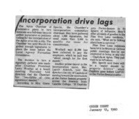 Incorporation drive lags