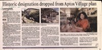 Historic designation dropped from Aptos Village plan