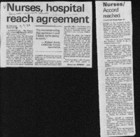 Nurses, hospital reach agreement