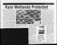 Rare Wetlands Protected