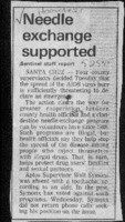 Needle exchange supported