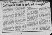 California still in grip of drought