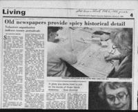 Old newspapers provide spicy historical detail