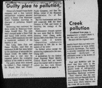 Guilty plea to pollution