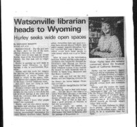 Watsonville librarian heads to Wyoming