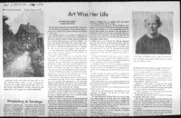 Art was her life