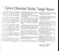 Aptos Chamber Backs 'Loop' Route