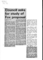 Council asks for study of Fox proposal