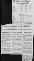 Economy, interest rates reduce housing selling time, survey shows