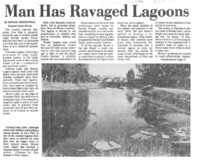 Man Has Ravaged Lagoons