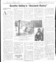 Scotts Valley's "Ancient Ruins"