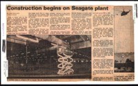 Construction begins on Seagate plant