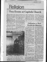 Two Events at Capitola Church