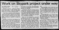 Work on Skypark project under way