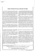 The Watsonville Band Story