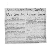 San Lorenzo River Quality Gets Low Mark From State