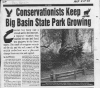 Conservationists keep Big Basin State Park growing