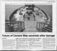 Future of Cement Ship uncertain after damage