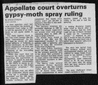 Appellate court overturns gypsy-moth spray ruling