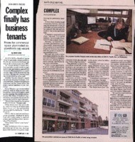 Complex finally has business tenants