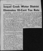 Soquel Creek Water District Eliminates 10-Cent Tax Rate