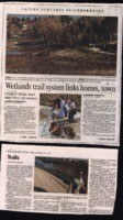 Wetlands trail system links homes, town