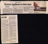 Western Appliance to close store