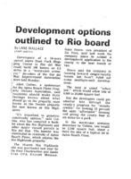 Development options outlined to Rio board