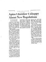 Aptos Chamber Unhappy About New Regulations