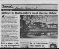 District 5: Watsonville's most diverse district
