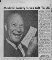 Medical Society Gives Gift to UC